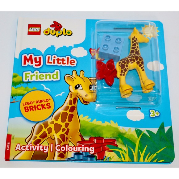 Lego Other - LEGO Duplo My Little Friend Activity Coloring Book STORY GIRAFFE Bricks Set NEW